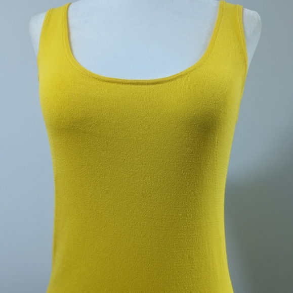 Sandro Paris Sibella Sunshine Yellow Knit Sleeveless Top - Picture 3 of 11